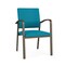 Lesro Newport Guest Chair Metal Frame, Bronze, OH Waterfall Upholstery NP1101 - alternate 1